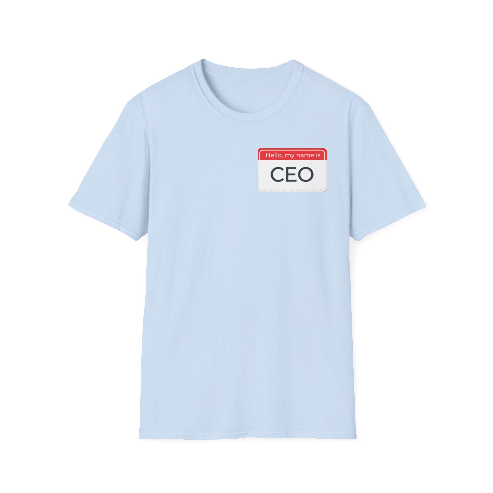 Hello My Name Is CEO T-Shirt | Name Tag Novelty Tee