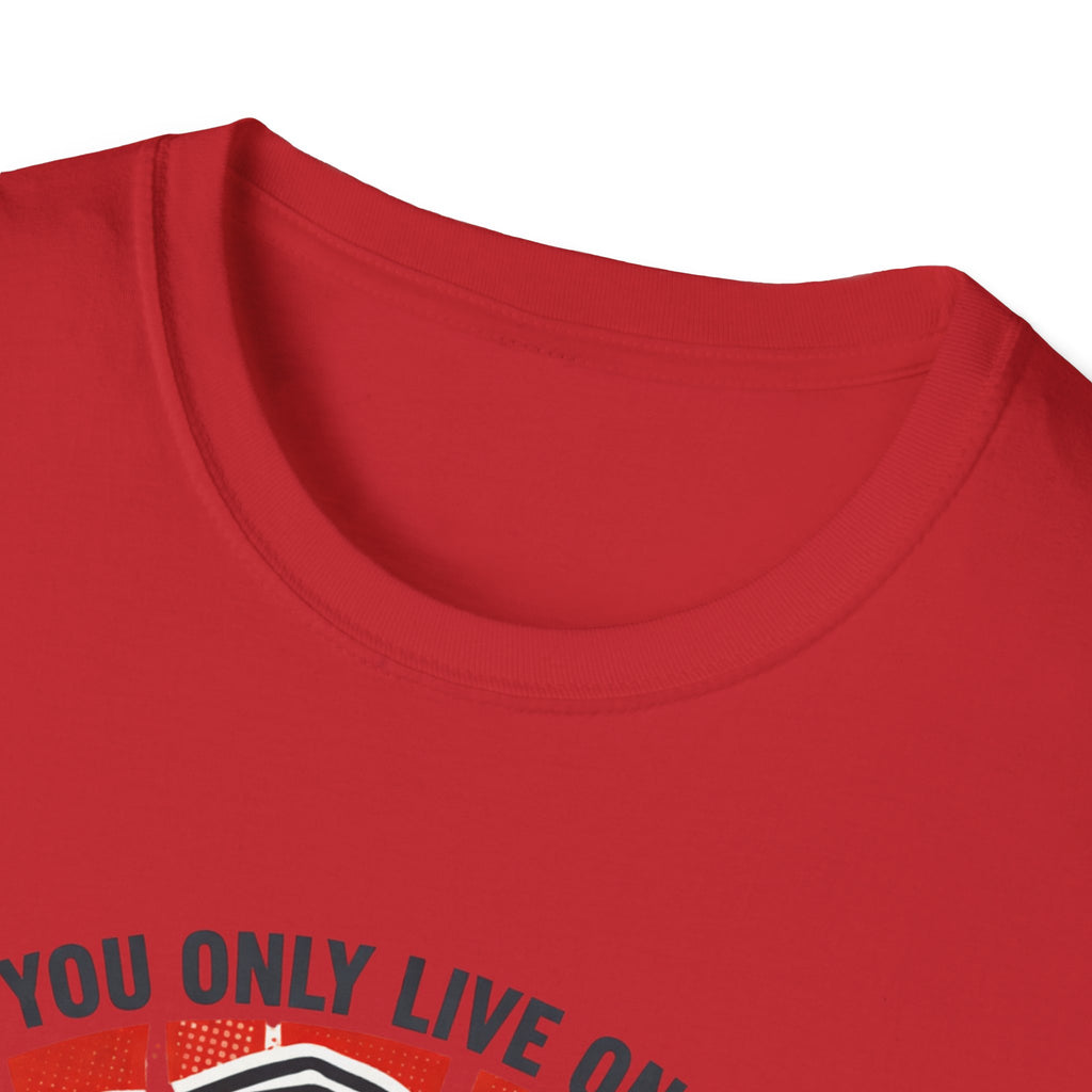 Motivational Fitness T-Shirt — "You Only Live Once So Go Get Fit!"